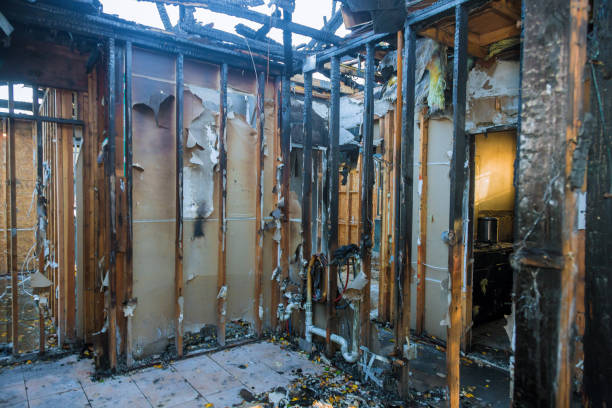 Professional Fire Damage Assessment technician working in Heritage Village, CT